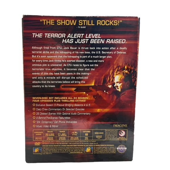 24 Season 4 Total 7 DVDs - Picture 3 of 10